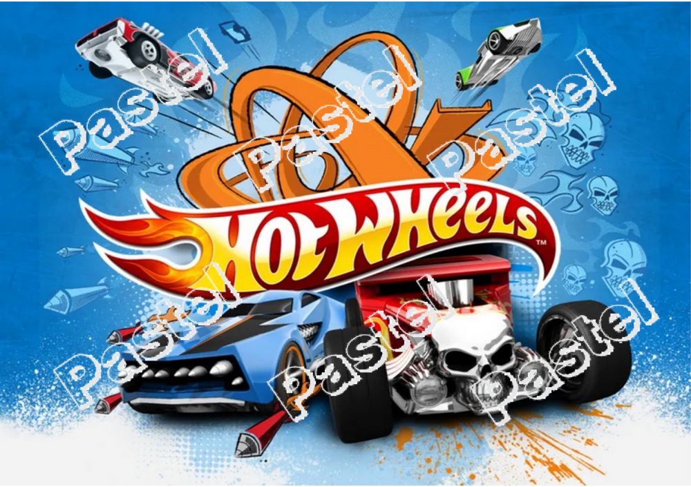 Фото декор за торта - Хот уилс