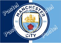 Art.No.8040- Фото декор за торта - Манчестър Сити (Manchester City) от 
