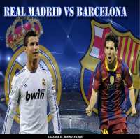 Art.No.8033- Фото декор за торта - Меси срещу Роналдо (Lionel Messi vs Cristiano Ronaldo) от 
