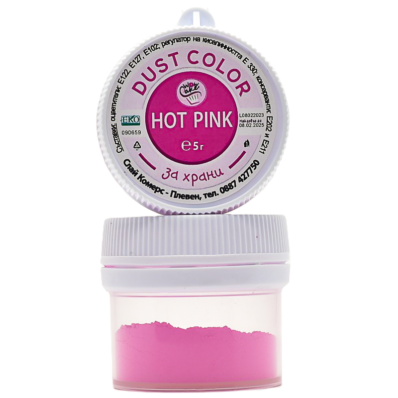 Оцветител dust 5гр. наситено розово / hot pink