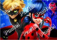 Art.No.1722- Фото декор за торта - Калинката и котарака от 