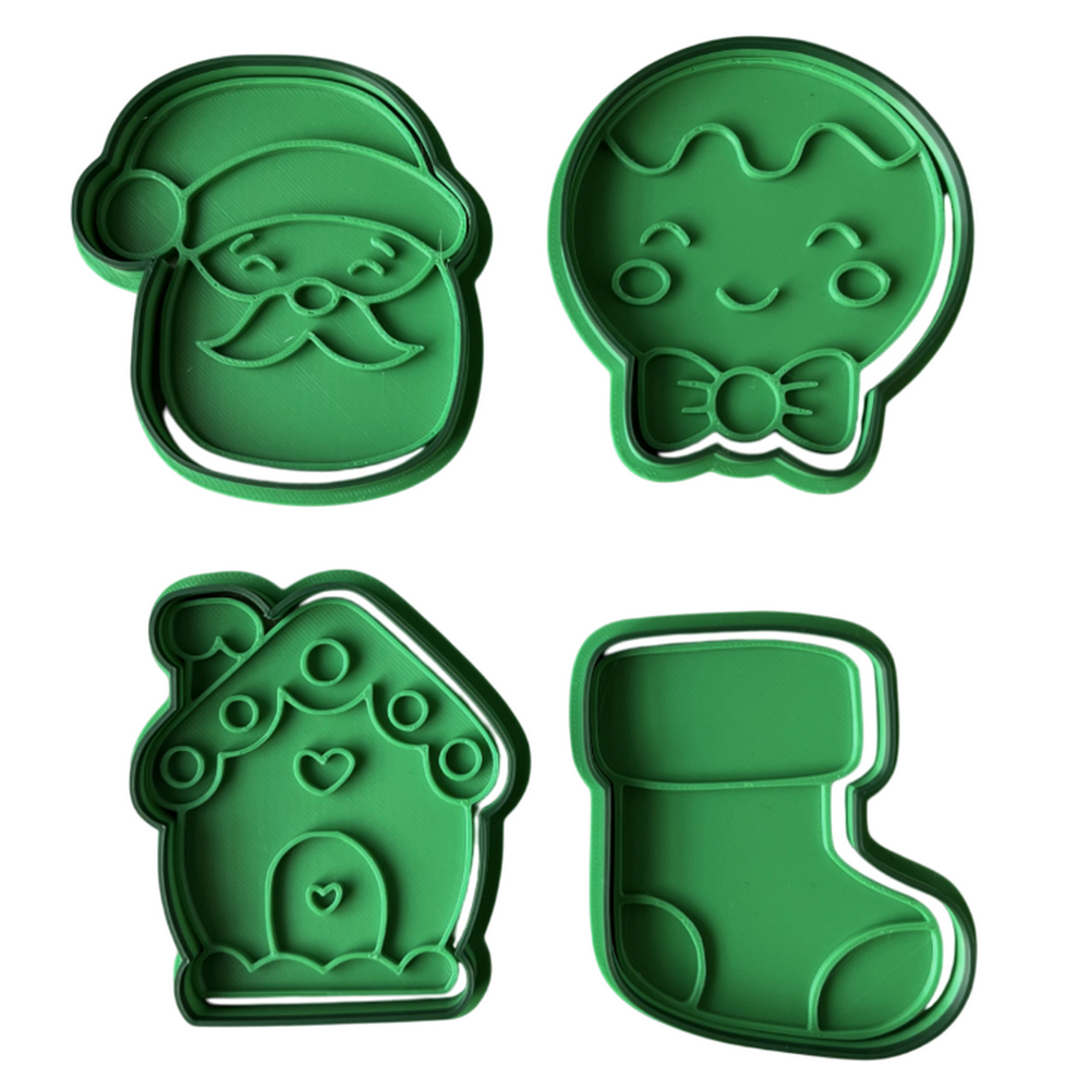 Резец Коледа - 4 бр. - 8 см.